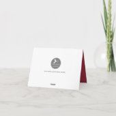 ロマンティック フローラル ウェディングコレクション サンキューカード (裏面)