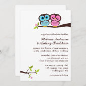 ロマンティック·フ結婚ローズ 招待状 (正面/裏面)