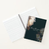 ロマンティック ブルームス エレガント フェミニン フラワーズ ノートブック (内部)