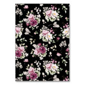 ロマンティック ブルーム フラワープリント 牡丹 テーブルナンバー (裏面)