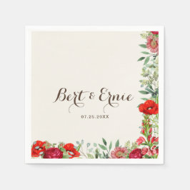 ロマンティック ボタニカル ウェディング スタンダード カクテル スタンダードカクテルナプキン