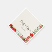 ロマンティック ボタニカル ウェディング スタンダード カクテル スタンダードカクテルナプキン (角)