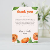 ロマンティック ボタニカル ラブ サンキューカード (スタンド正面)