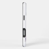 ロマンティック ラベンダー 白馬   iPhoneケース (右側面)