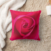 ロマンティック レッド ピンク ローズ v2 クッション (ブランケット)