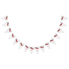 ロマンティック レッド ローズ ウェディング バナー – LOVE 文字の花飾り