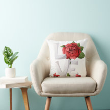 ロマンティック レッド ローズ ラブ タイポグラフィー ボタニカル