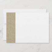 ロマンティック·レース·アンド·ボウ結婚ズ 招待状 (裏面)