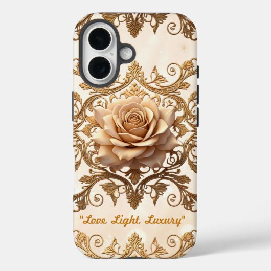 "ロマンティック ローズ エレガンス" Case-Mate iPhoneケース (裏面)