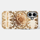 "ロマンティック ローズ エレガンス" Case-Mate iPhoneケース (裏面 (横))