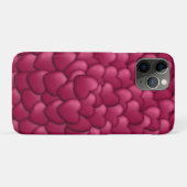 ロマンティック 3D 赤いハート柄-32322 Case-Mate iPhoneケース (裏面(横))