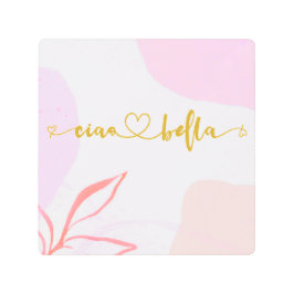 ロマンテイタリアンィックな言葉 メタルプリント