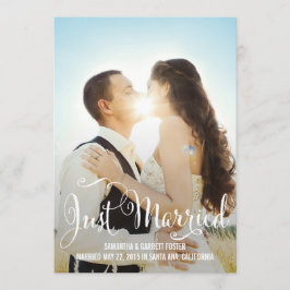 ロマンテ結婚ィック脚本の発表-白 招待状