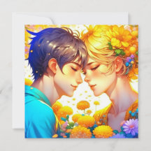 ロマンパーソナライズされたチアニメカップルのバレンタインデー