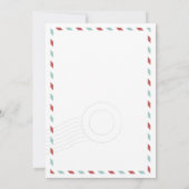 ロマンパーソナライズされたチカップル結婚ミニマル 招待状 (裏面)