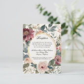 ロマンビクトリアンティックバラフランスの披露宴 招待状 (スタンド正面)