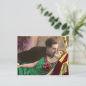 ロマンフランスのチラブカップルヴィンテージ ポストカード (スタンド正面)