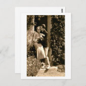 ロマンフランスのチラブキスヴィンテージ ポストカード (正面/裏面)