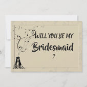 ロマンモダンエレガントスの花嫁 招待状 (正面)