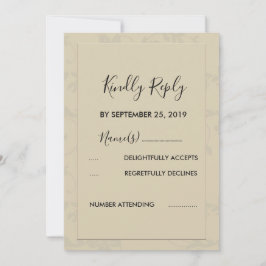 ロマンモダンエレガントスRSVP 招待状