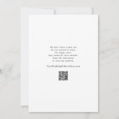 ロマンモダンエレガントム写真婚約発表 案内状 (裏面)