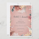 ロマンモダンクガーデンフローラブライダルブランチ 招待状 (正面)