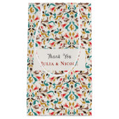 ロマンモダンスエレガントフローラ結婚リース スモールペーパーバッグ (正面)