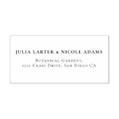 ロマンモダンスエレガントフローラ結婚リース セルフインキングスタンプ (デザイン)