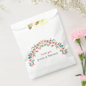 ロマンモダンスエレガントフローラ結婚リース フェイバーバッグ (封をした状態)