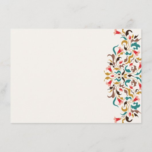 ロマンモダンスエレガントフローラ結婚リース メニュー (裏面)