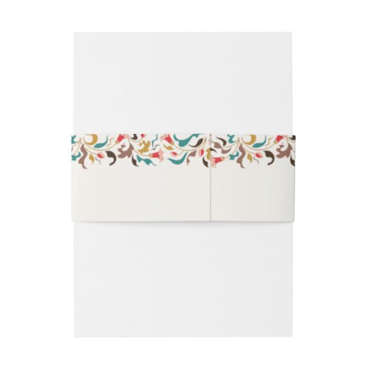 ロマンモダンスエレガントフローラ結婚リース 招待状ベリーバンド (裏面例)