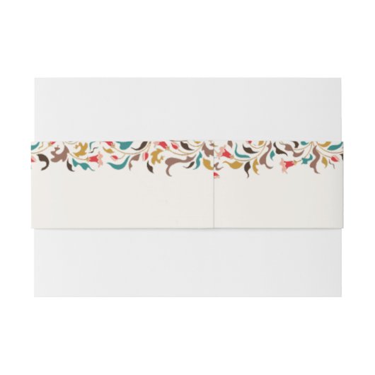 ロマンモダンスエレガントフローラ結婚リース 招待状ベリーバンド (裏面例)