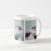 ロマンモダンチック | Love常に3枚の写真のスクリプトを作成 コーヒーマグカップ (正面右)