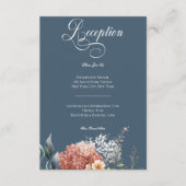 ロマンモダンティブルーガーデンフローラ披露宴 エンクロージャーカード (正面)