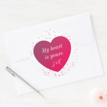 ロマンモダンティレッドピンクハートバレンタインデー