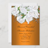 ロマンモダンムなミカン結婚リン 招待状 (正面)