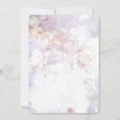 ロマンモダンム絵画結婚式招待状 招待状 (裏面)