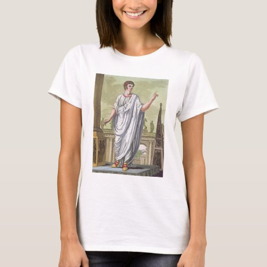 ロマン市民が雇用を主張し、'L'Antica Tシャツ (正面)