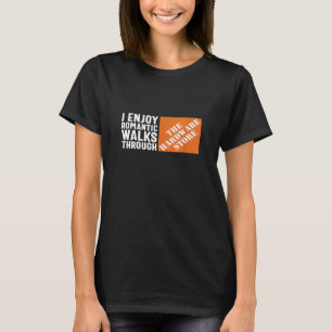 . .ロマン楽しむチックな散歩をするハード店 Tシャツ