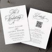 ロマン渦巻形のティックな書結婚道 招待状