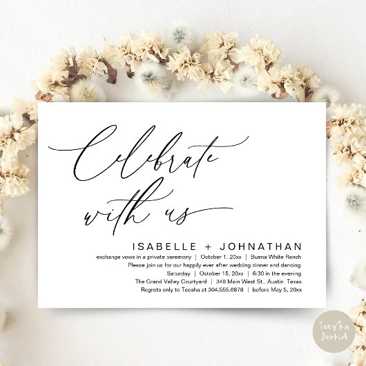 ロマン祝ティングのディナ結婚ーパーティー 招待状