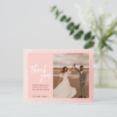 ロマン素晴らしス結婚サンキューカード ポストカード (スタンド正面)