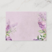 ロマン素朴クパープル&セージのライラック詳細 エンクロージャーカード (裏面)