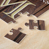 ロマン素朴スカスタムモノグラム写真灯 ジグソーパズル (側面)