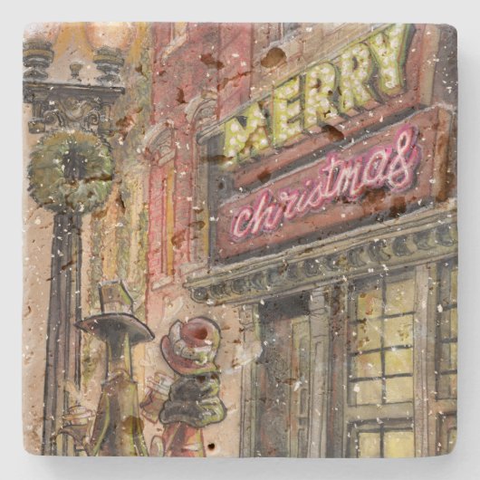 ロマン素朴ティシティスタッルコースター ストーンコースター (正面)