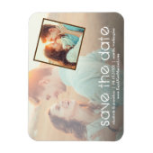 ロマン素朴ティック2写真デートを保存 マグネット (縦)