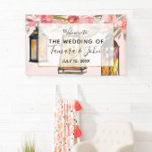 ロマン素朴ティランタンバラ金ゴールド結婚ズ 横断幕 (インサイチュ)