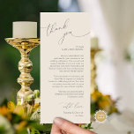 ロマン結婚ティックの場所設定サンキューカード プログラム<br><div class="desc">のディナ結婚ープレイロマンチックなスクリプモダント、ダークグレーとクリームをテーマにした設定サンキューカード。共有の愛をし、あなたのゲストに感謝を示す，彼らは彼らの席に座ってこ読のパーソナライズされた魅力的感謝してい、場所のカード特別な日のお祝いを始める素晴らしい方法だ！詳しいデザインとインスピレーションは以下のサイトをご覧ください。 www.zazzle.com/teeshaderrick</div>