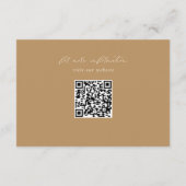 ロマン色彩の鮮やかフローラ結婚の エンクロージャーカード (裏面)