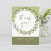 ロマン芸術的ティグリーンリース サンキューカード (スタンド正面)